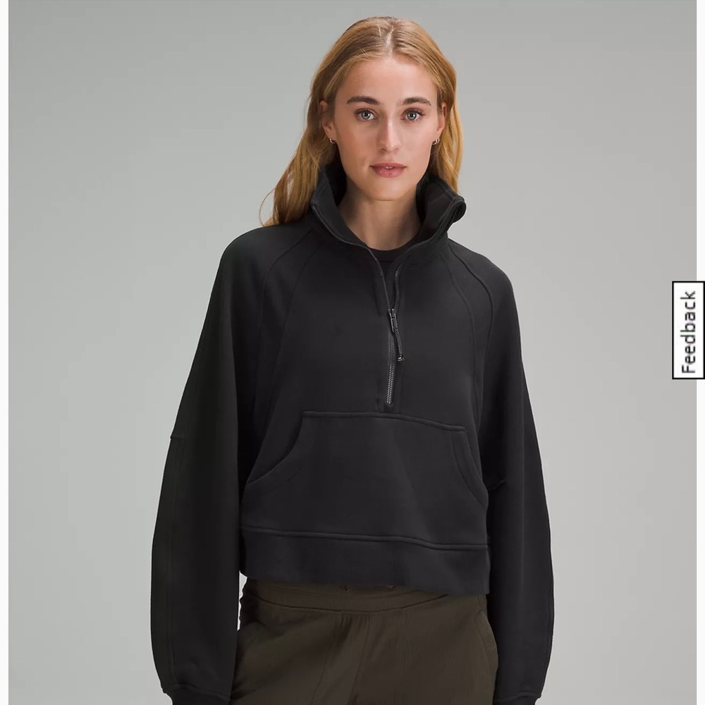 Scuba Oversized Funnel-Neck Half Zip